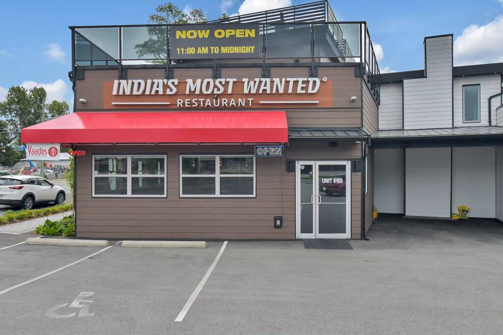 India’s Most Wanted Restaurant, Aldergrove